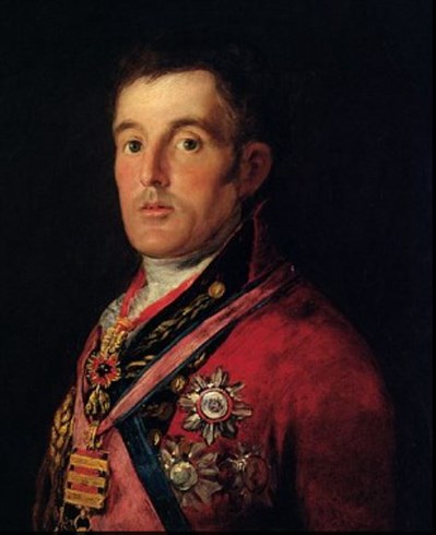 The Duke of Wellington by Francisco Goya in the National Gallery.