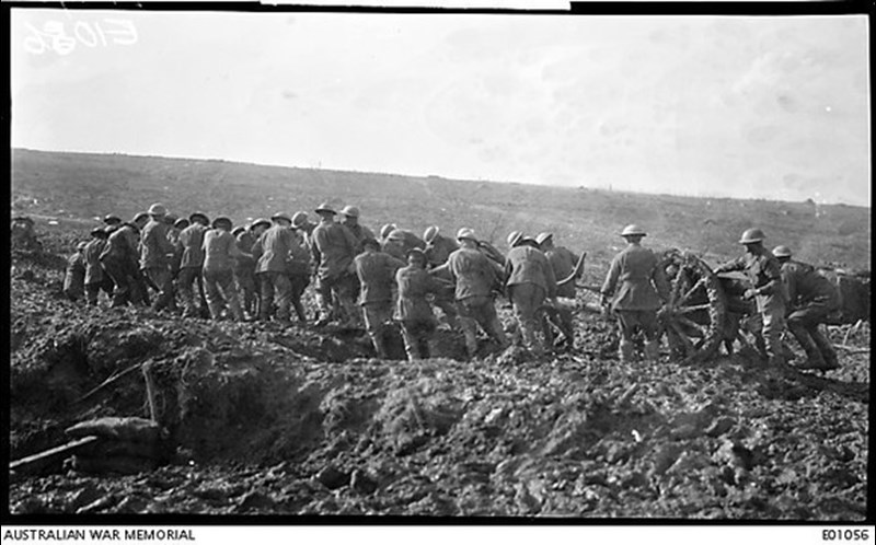 Moving Guns During 3Rd Ypres