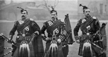 Pipers During WW1