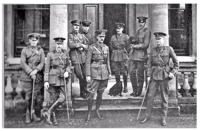 Major General Montagu Stuart Wortley (Centre) With His Staff