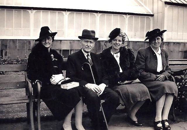 Frances Stein, Wilhelm Stein, Florence Edna Collins (George's Daughter), Florence Collins (George's Widow).