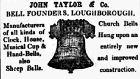 John Taylor Advert