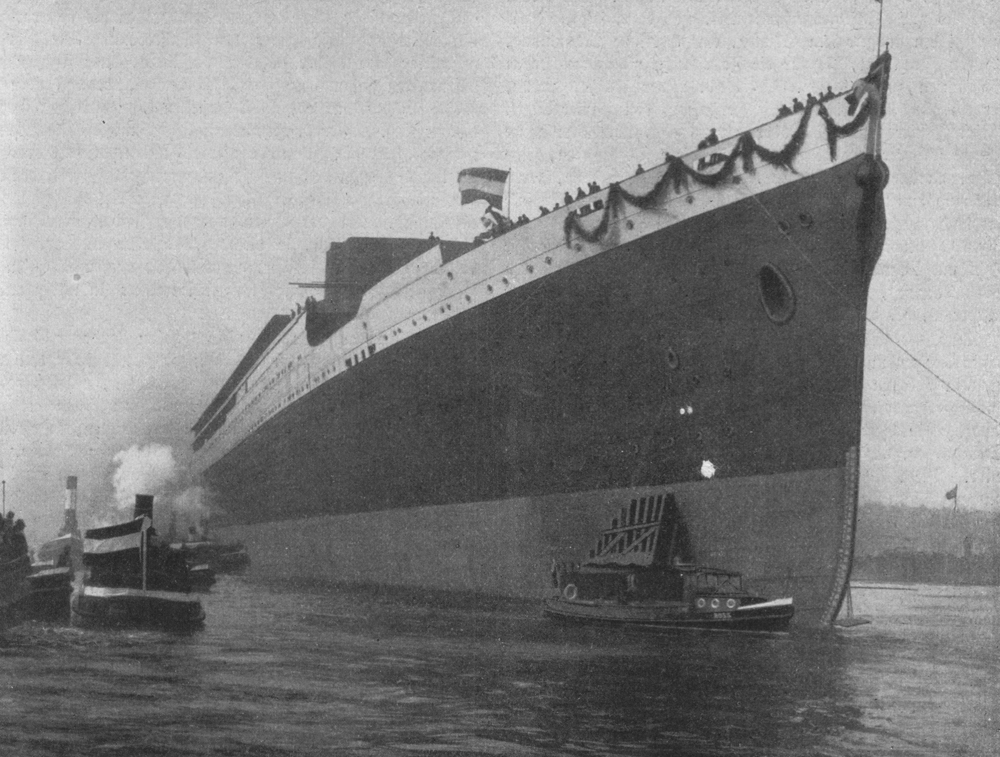 Launch Of Vaterland, 3 April 1913