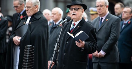 Reading The Poem At The Cenotaph