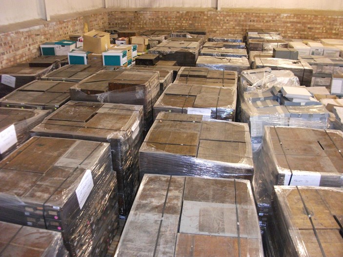 The Jigsaw Puzzle Before Re Assembly Starts