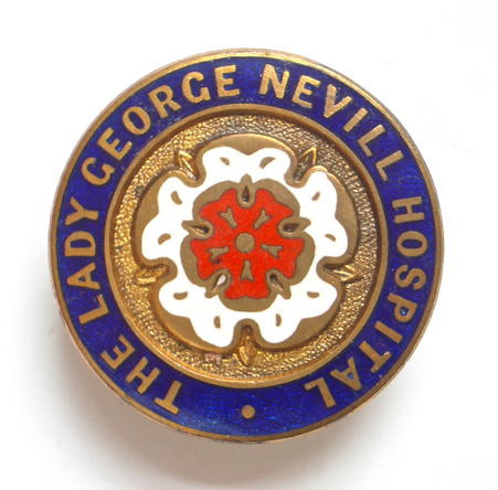 The Lady George Nevill Hospital Badge
