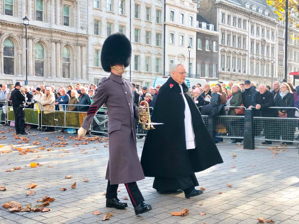 Brother Nigel Cave Who Led The Service Of Remembrance