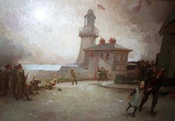 The Above Oil Painting Can Be Seen In Hartlepool Museum And Shows Theophilus Jones And Other Members Of The Battalion Lying Wounded And Dying.
