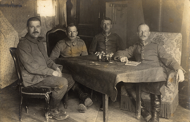 Three Ncos And A Common Soldat Of RIR