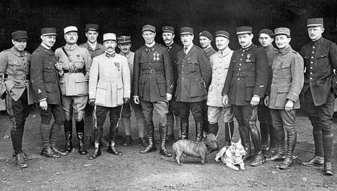 Some Of The Escadrille N.77 Pilots At Manoncourt En Vermois