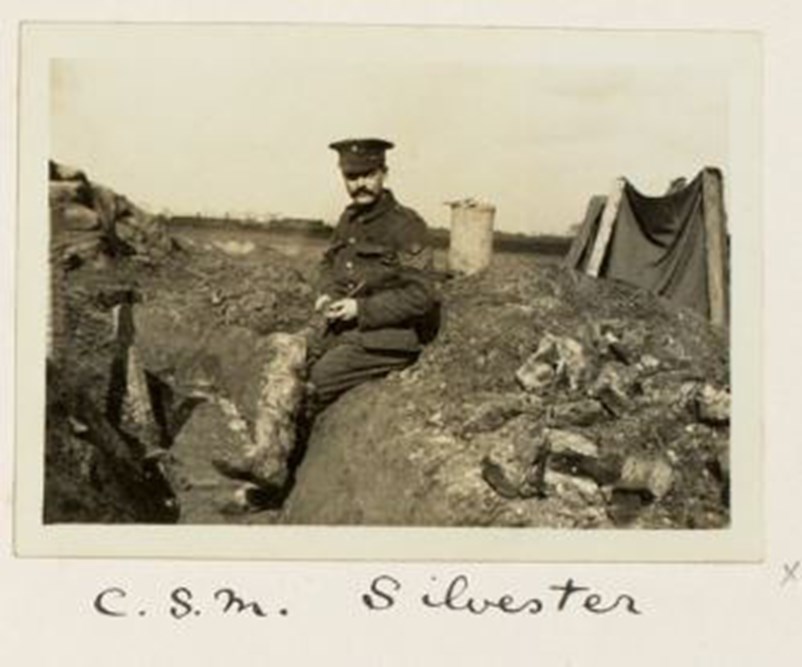 Sgt Sylvester (Possibly Taken In March 1915), Courtesy The Photograph Album Of J H M Edye 2Nd Bn York And Lancs, Rotherham Heritage Services York And Lancaster Archive (Collection 578 K)