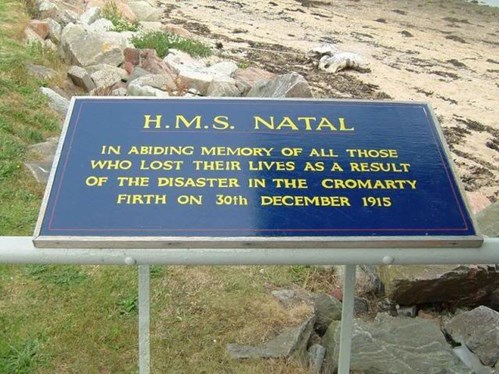 HMS Natal Memorial Off Cromarty Firth