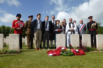 Burial and re-dedication ceremonies in April and May