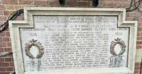 Roose School War Memorial Plaque (Image Councillor Paul Griffiths)