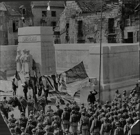 The Soissons Memorial Being Unveiled On 22 July 1928 By Sir Alexander Hamilton Gordon