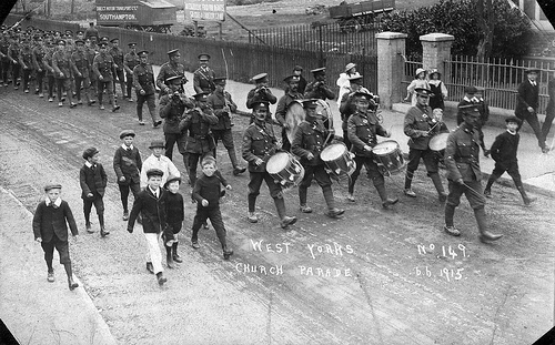 West Yorks Church Parade [Romsey 1915]