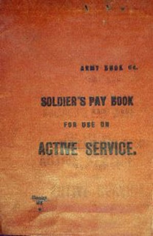Soldier's Pay Book, AB64.