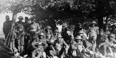 American Doughboys Rest After The Battle Of Cantigny