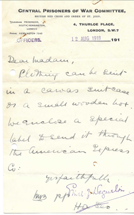 The response from The Red Cross