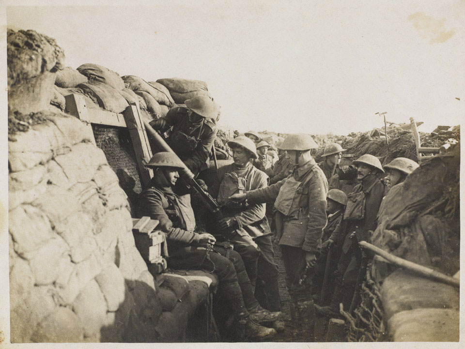 Men Of The York And Lancaster Regiment In Trenches