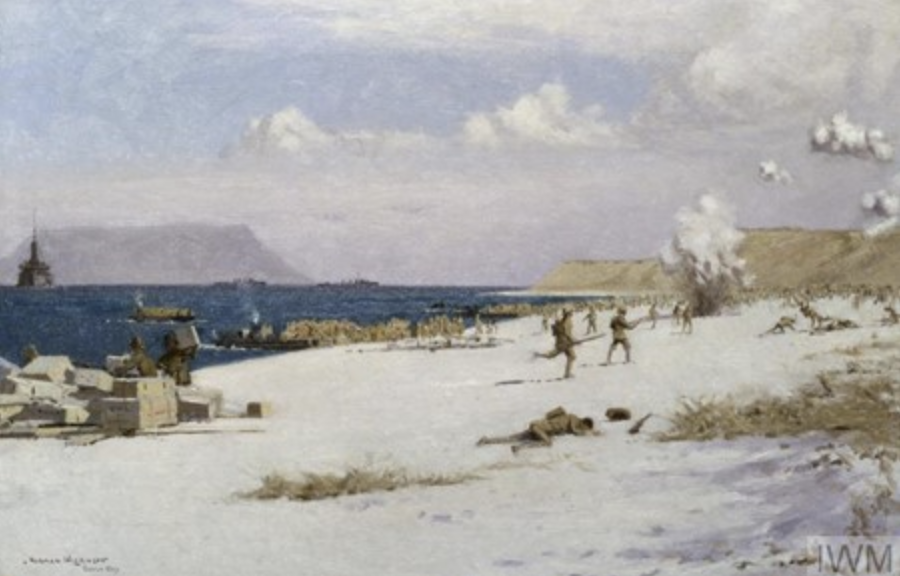 Troops Landing On C Beach, Suvla Bay, Later In The Day, 7 August 1915