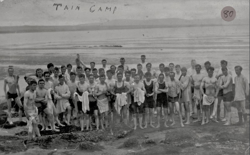4Th Gordon Highlanders At Camp In 1914