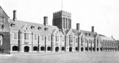 The Iconic Memorial Building Of Eastbourne College, Completed In 1930 In Memory Of Those Who Served And Died During The Great War