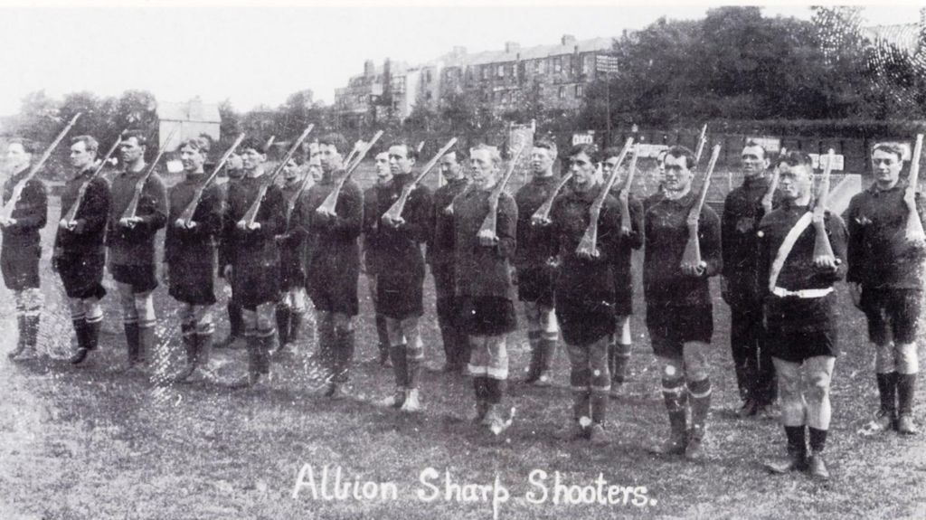 Members Of The Albion Squad Who Enlisted To Serve In World War One In 1914