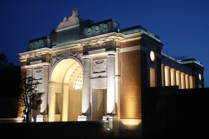 The Menin Gate Memorial. Photo Visitflanders