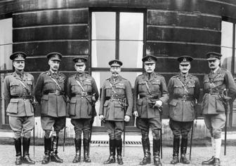 George V And His Army Commanders (Byng On Far Right) December 1918