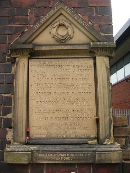 The Memorial On The Former Pub