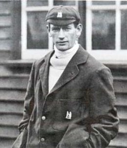 Percy Jeeves (The Badge On His Blazer Is That Of The Warwickshire Country Cricket Club)