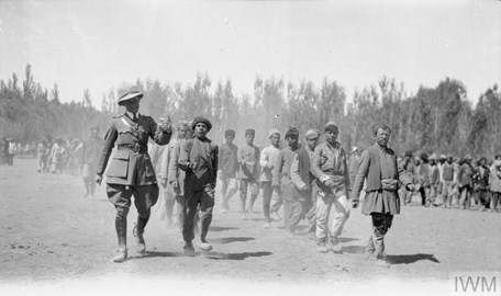 A British Officer Of The 'Dunsterforce' Leading A Drill For Jelu Recruits. Image Courtesy Of The Imperial War Museum, Q25024
