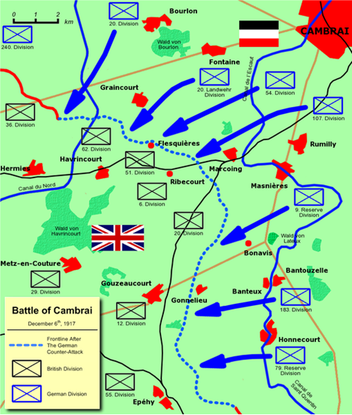 014 509Px Battle Of Cambrai 4 German Counter Offensive