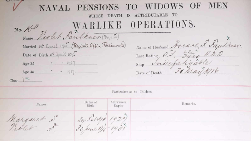 Horace Faulkner Naval Register