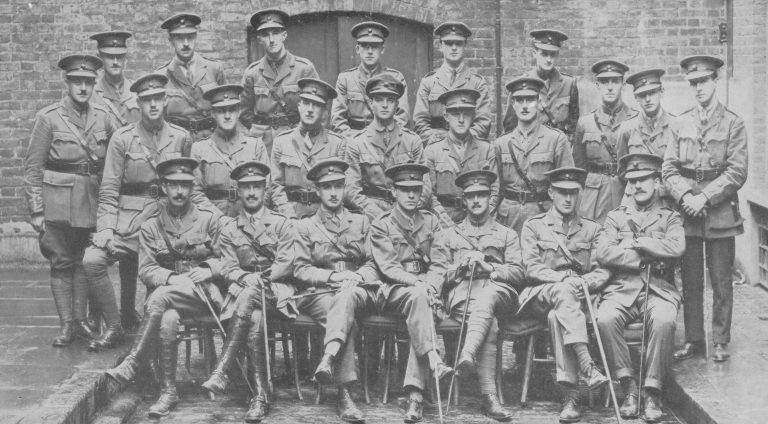 Officers In The 6Th London Regiment