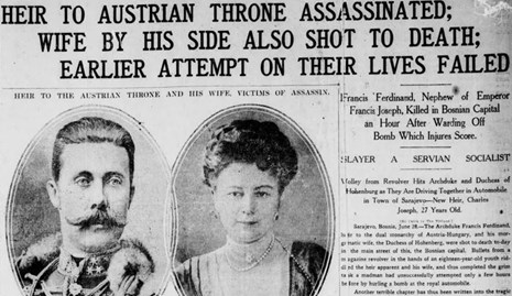 News Of Assassination Of Franz Ferdinand