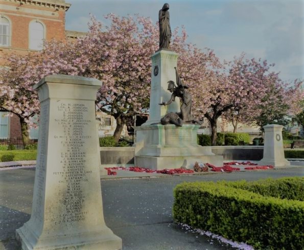 The Site As It Looked More Recently (Macclesfield Park Green VE Day