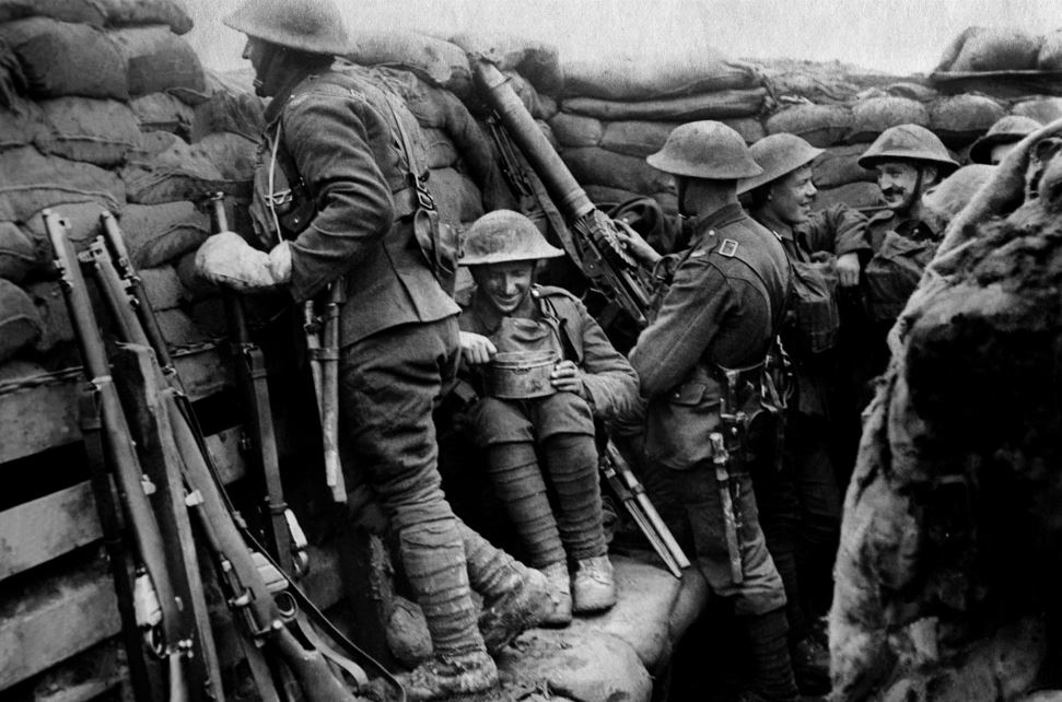 Smle Reifles In Trench Ww1