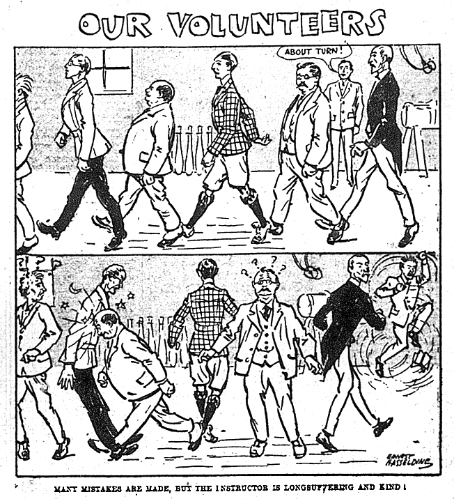 9 Volunteers Cartoon