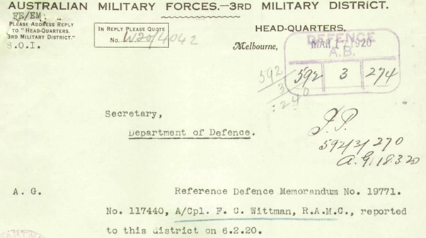 Correspondence Document Found In Frank’S File