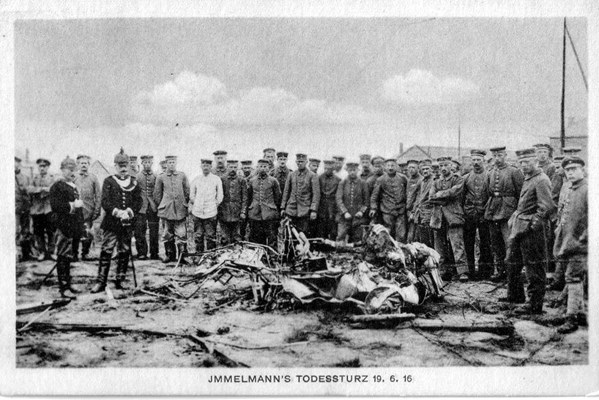 The Wreckage Of Immelmann’S Aircraft