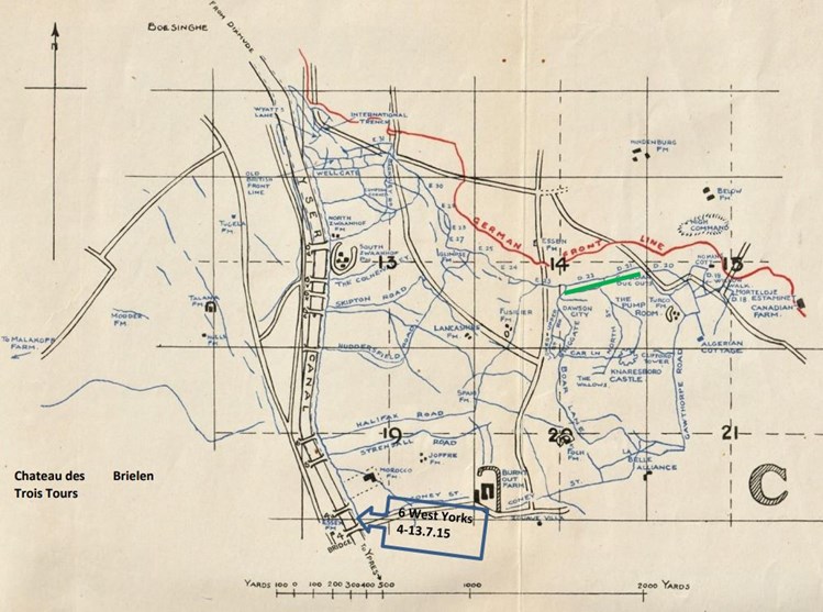 Chateau Trois Tours Map