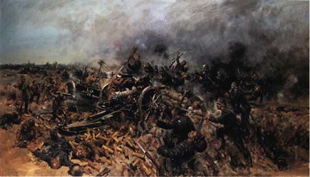 The Last Stand Of The Gibraltar Battery, By Terence Cuneo