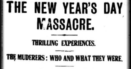Headline From The Barrier Miner Newspaper The Day After The Massacre