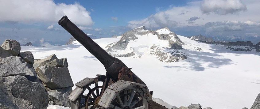 Italian Front Abandoned Gun
