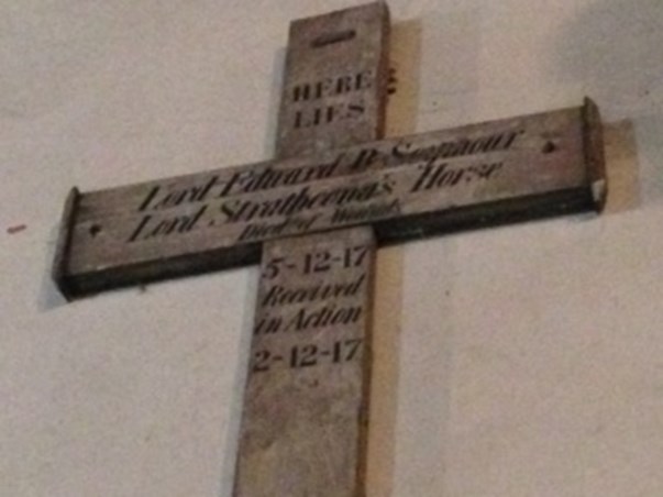The Original Grave Marker In The Holy Trinity Church, Arrow