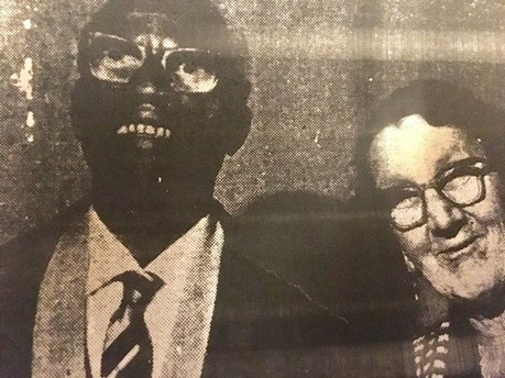 Jabez Massaquoi, Pictured With His Wife Lillian In 1967