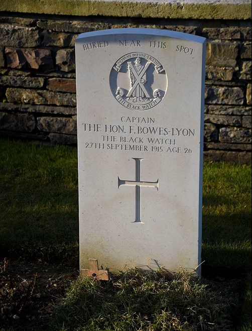 Fergus Bowes Lyon Headstone