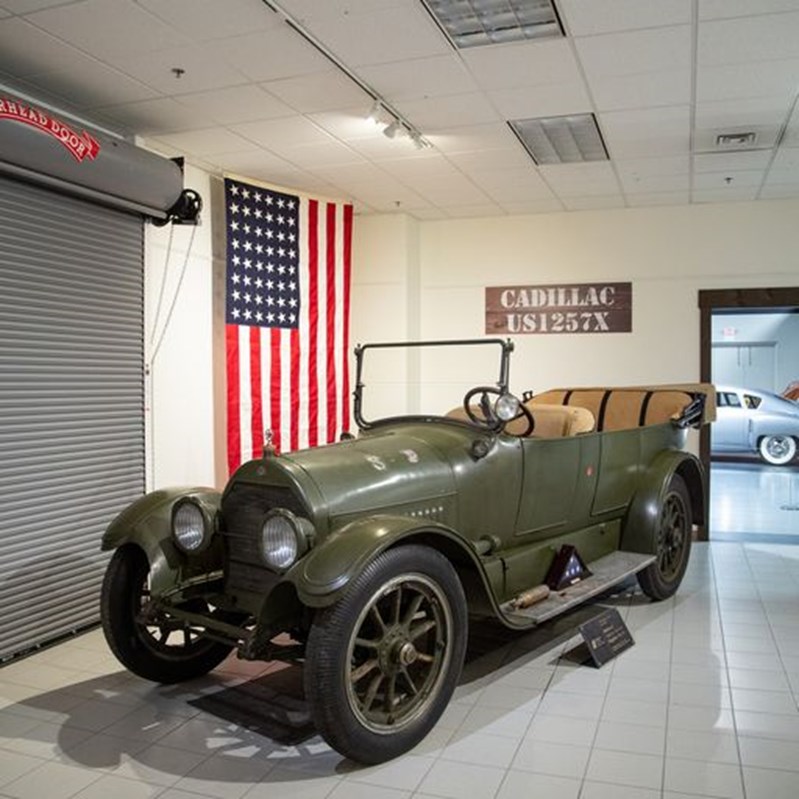 The Restored 1918 Liberty Bell Cadillac Us1257x On Display The Henry Ford Museum In Dearborn, Michig